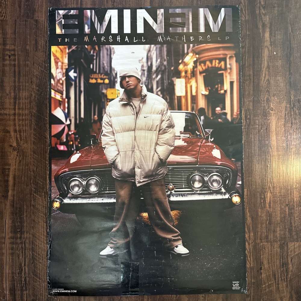 Eminem 2000 Poster Marshall Matters LP By Funky As Is Lowrider Vintage